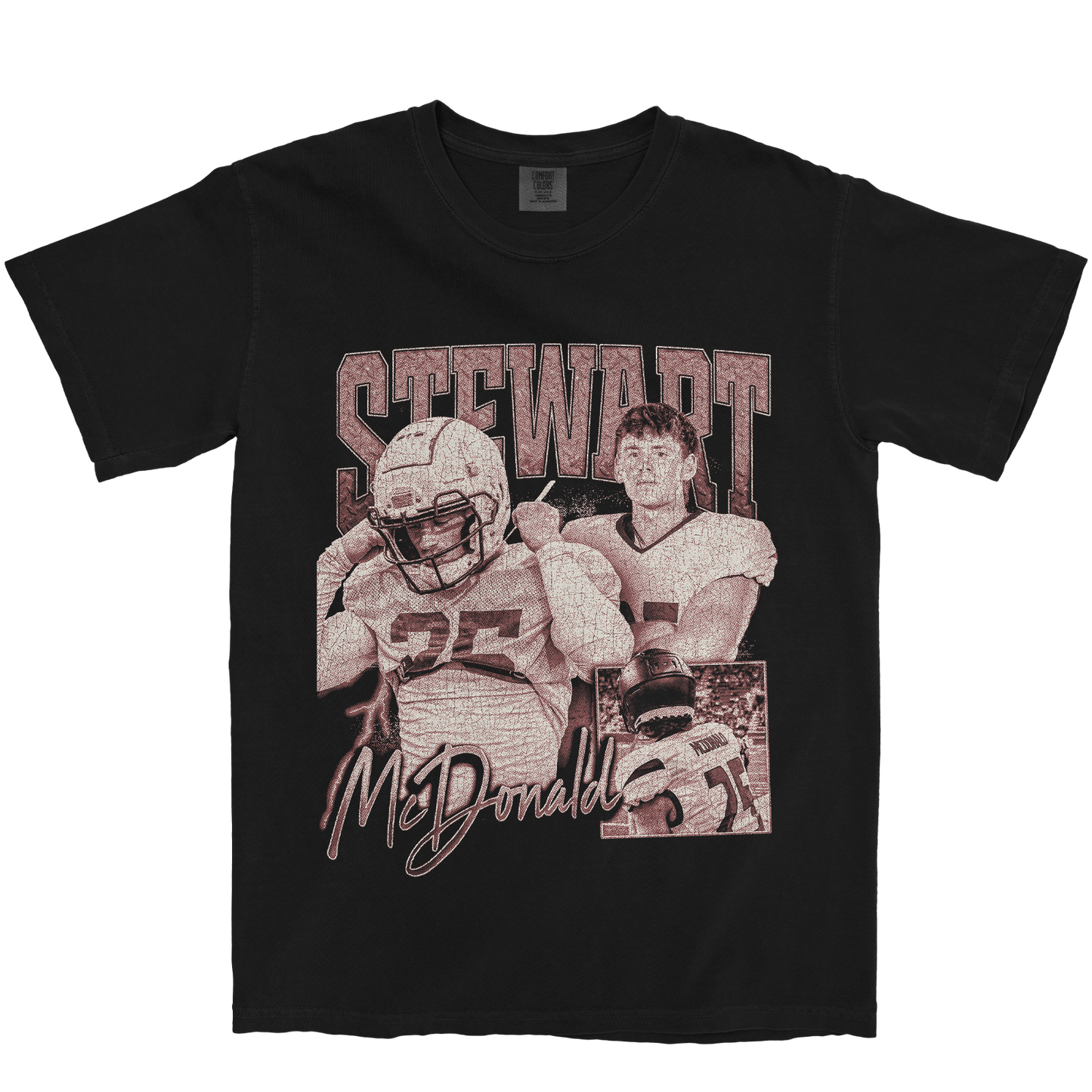 STEWART MCDONALD GRAPHIC BLACK TEE