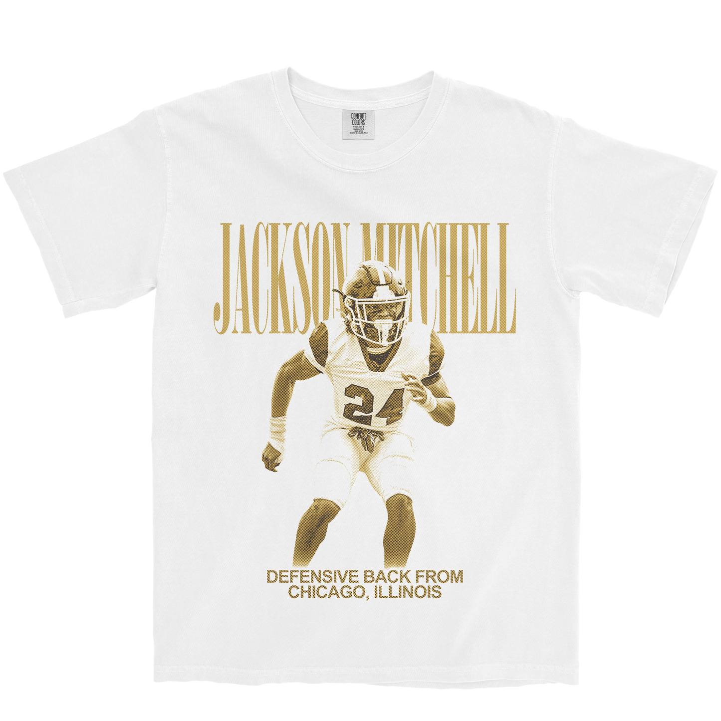 DARRELL JACKSON-MITCHELL VINTAGE WHITE TEE