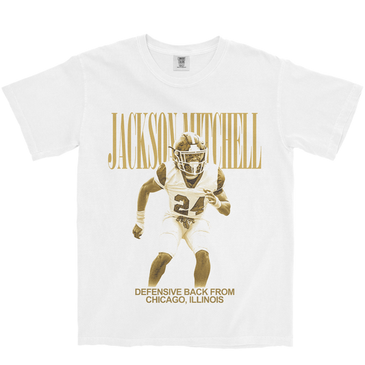 DARRELL JACKSON-MITCHELL VINTAGE WHITE TEE