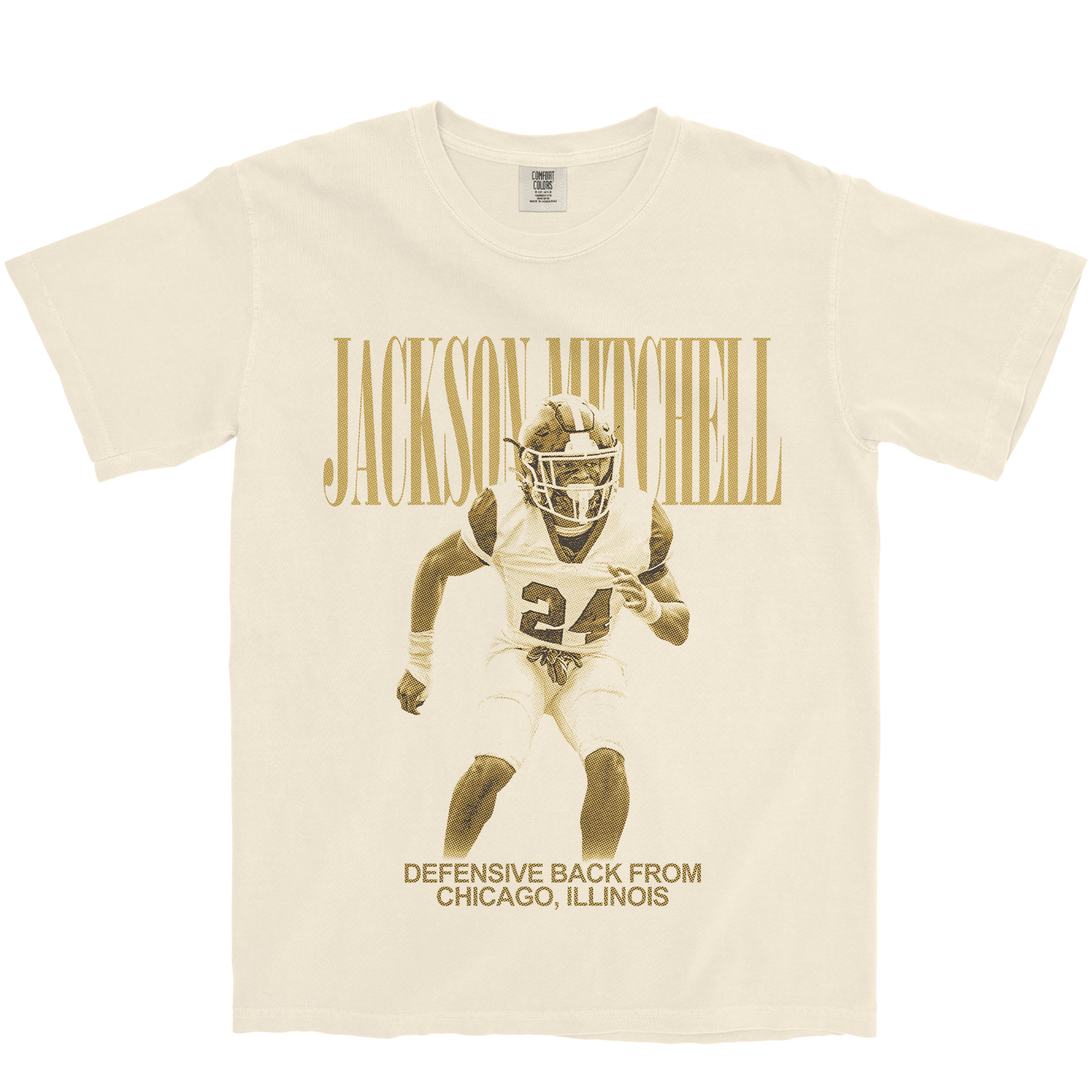 DARRELL JACKSON-MITCHELL VINTAGE IVORY TEE