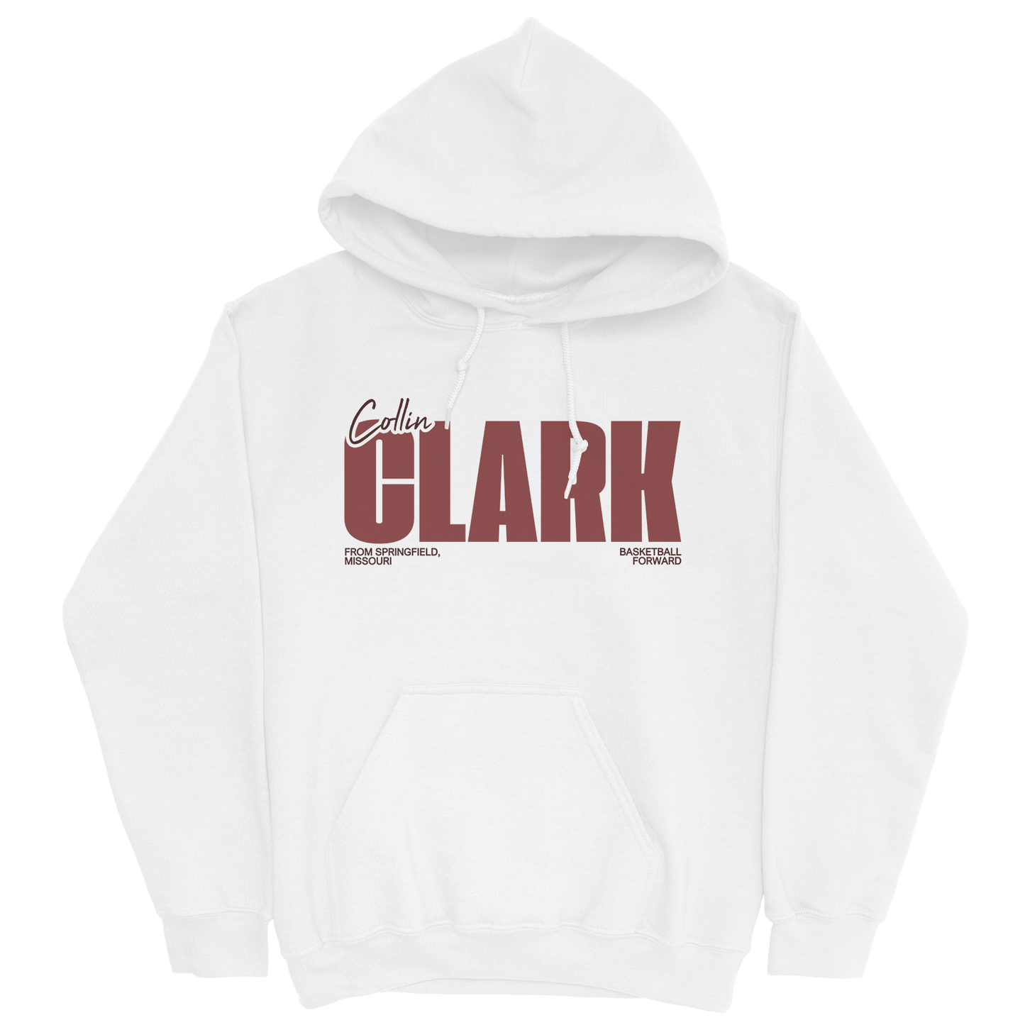 COLLIN CLARK CLASSIC WHITE HOODIE