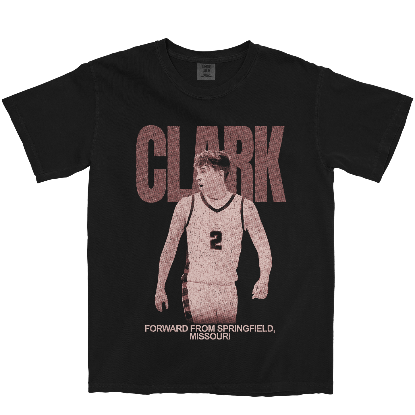 COLLIN CLARK VINTAGE BLACK TEE