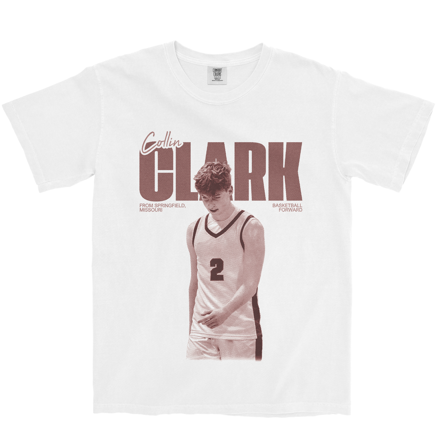 COLLIN CLARK VINTAGE WHITE TEE