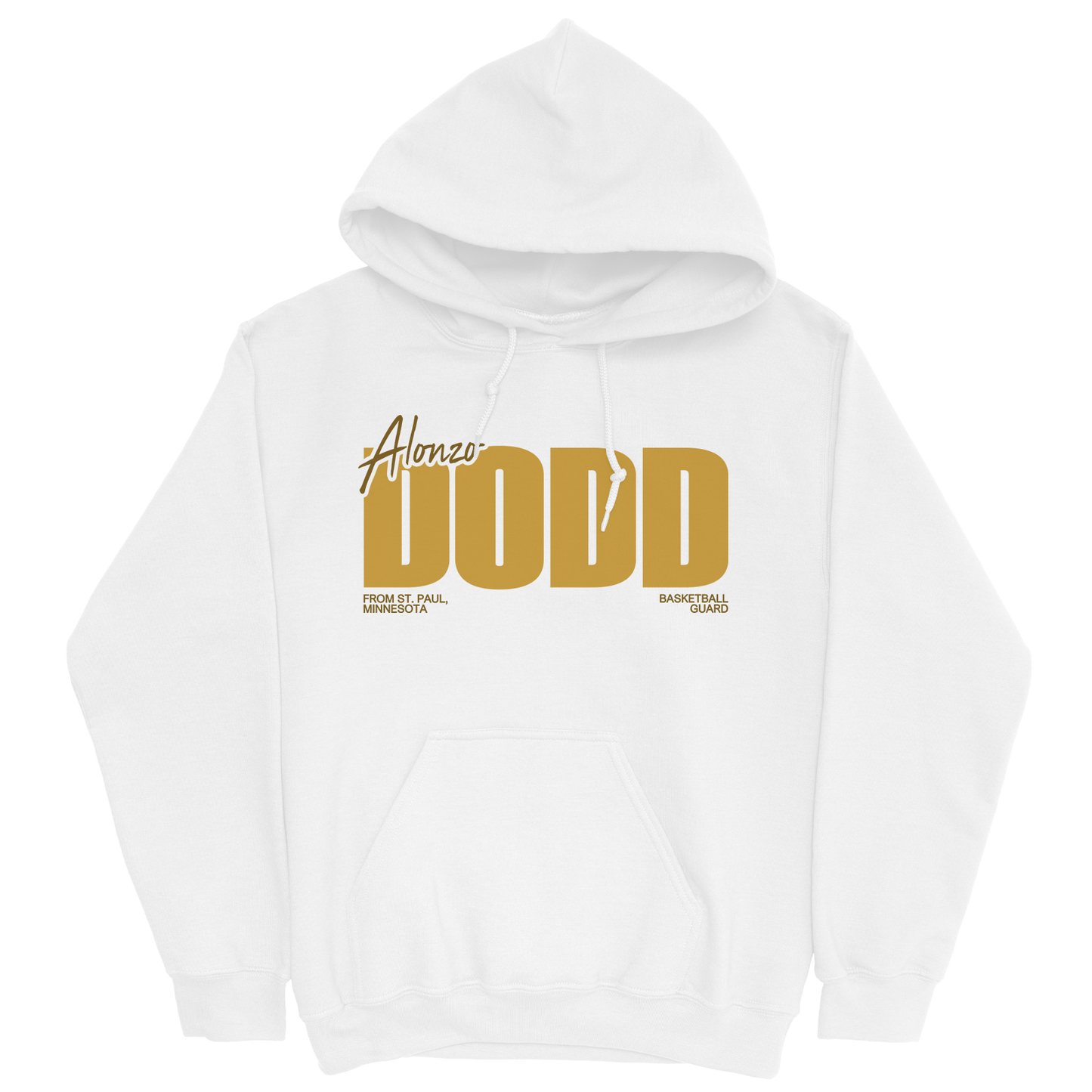 ALONZO DODD CLASSIC WHITE HOODIE
