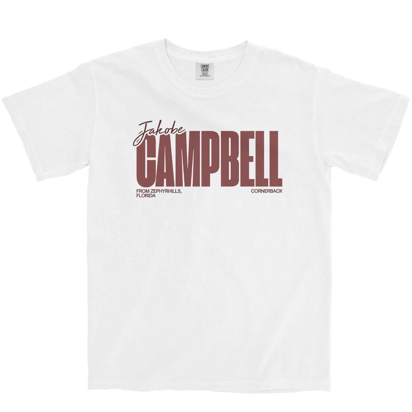JAKOBE CAMPBELL CLASSIC WHITE TEE