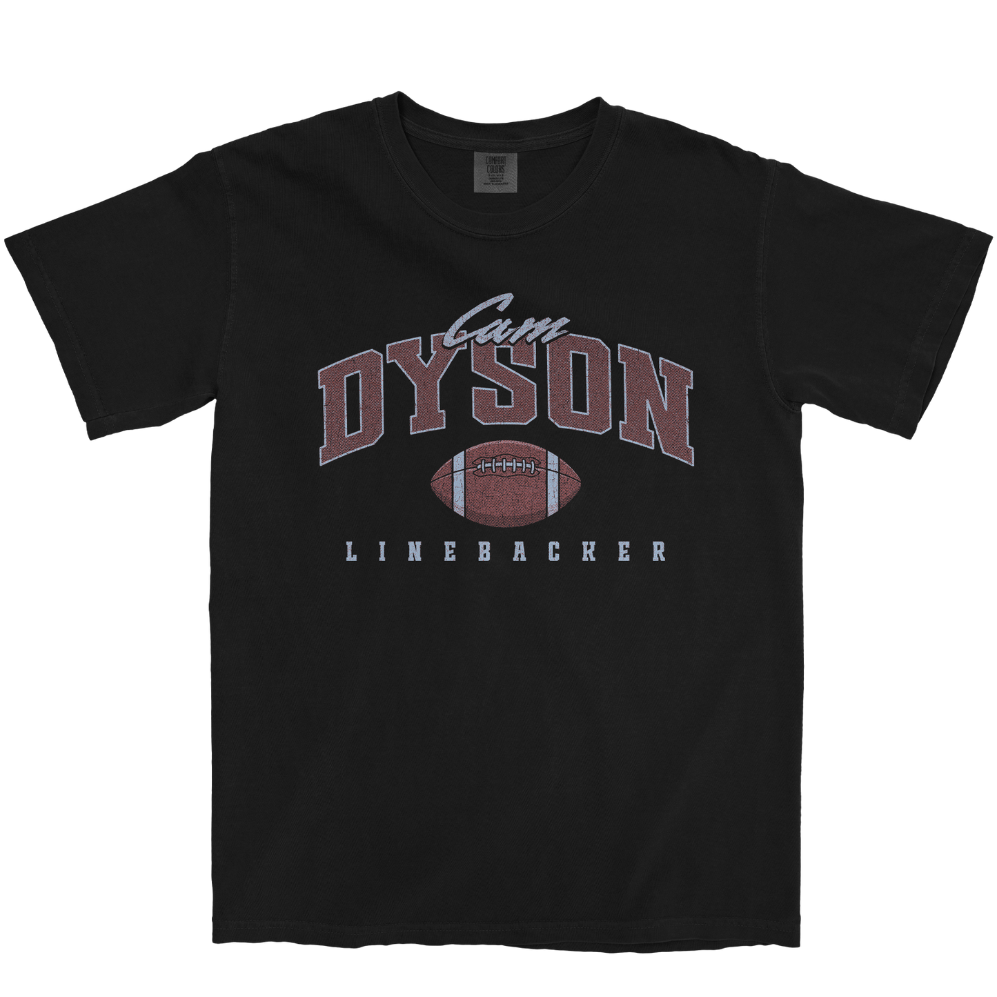 CAM DYSON FOOTBALL BLACK TEE