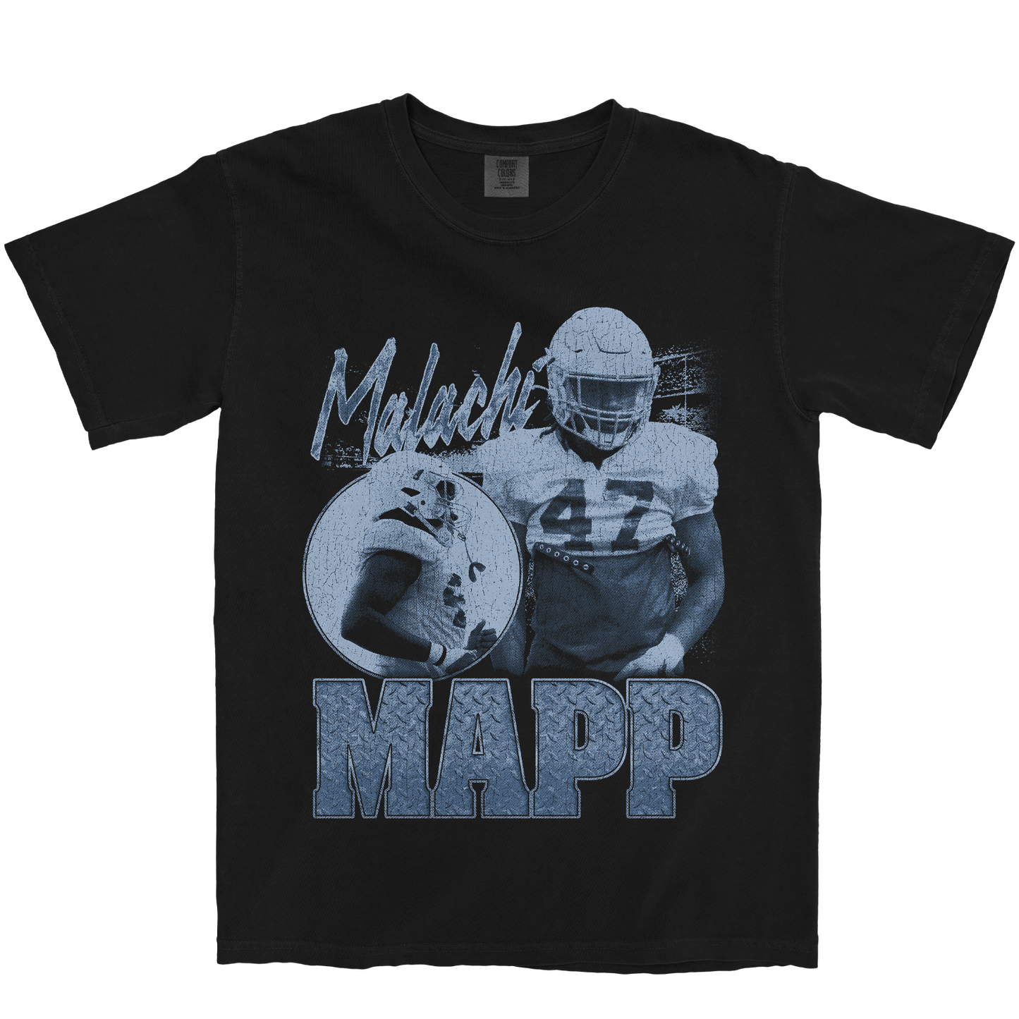 MALACHI MAPP GRAPHIC BLACK TEE