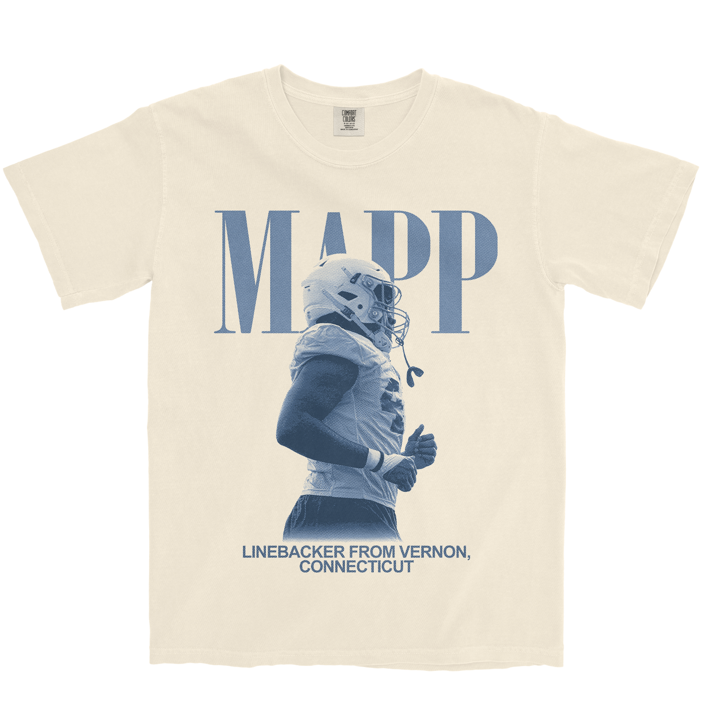MALACHI MAPP VINTAGE IVORY TEE
