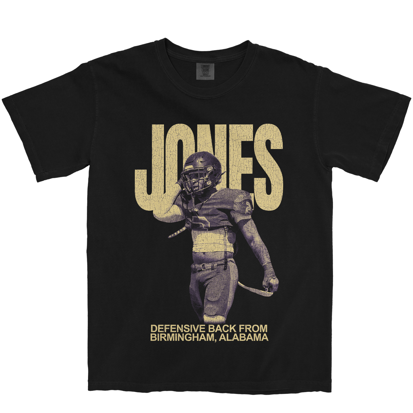 TRE JONES VINTAGE BLACK TEE