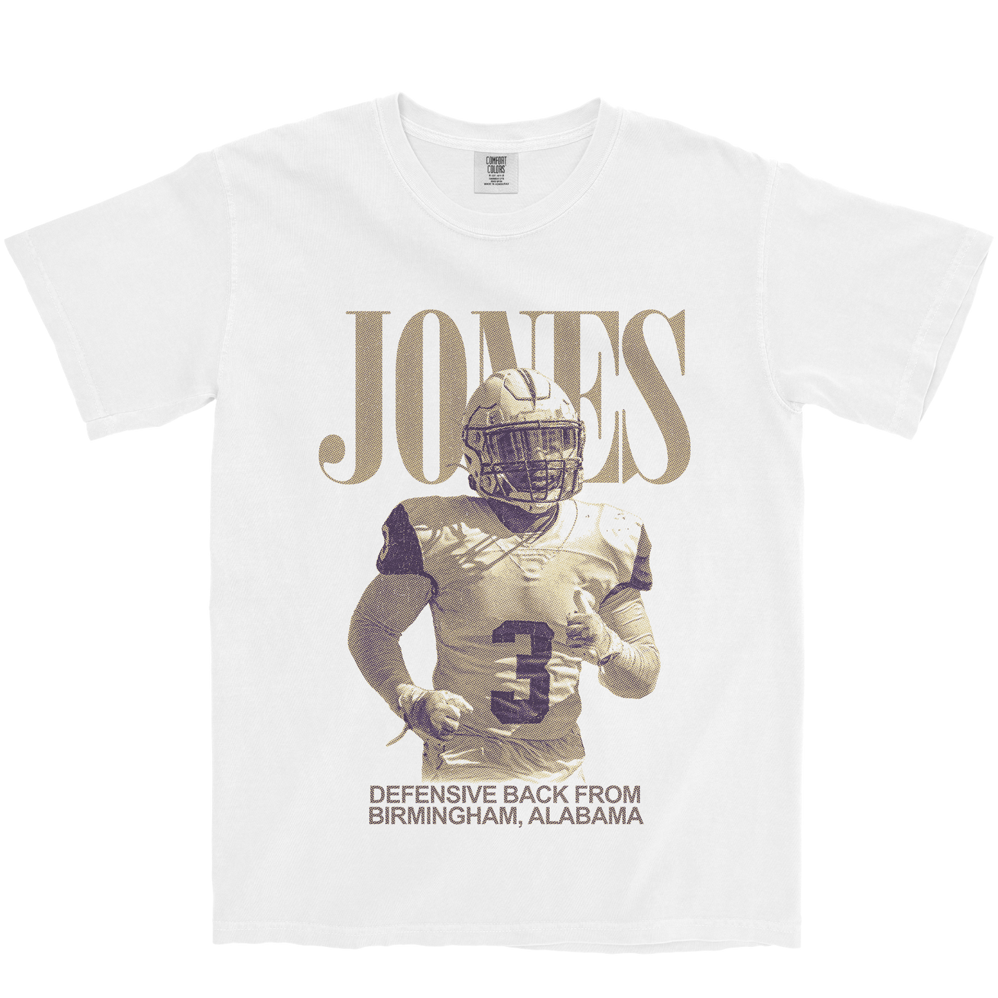 TRE JONES VINTAGE WHITE TEE