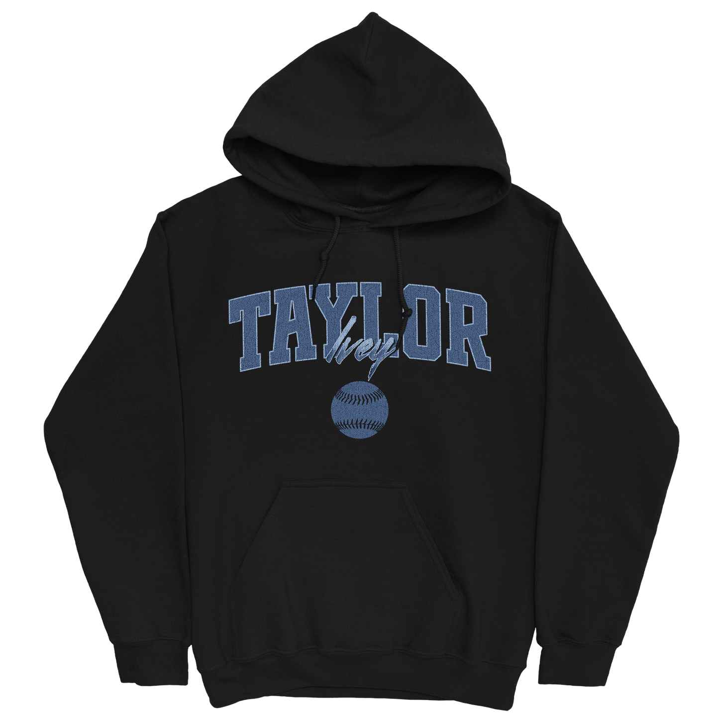 TAYLOR IVEY SOFTBALL BLACK HOODIE