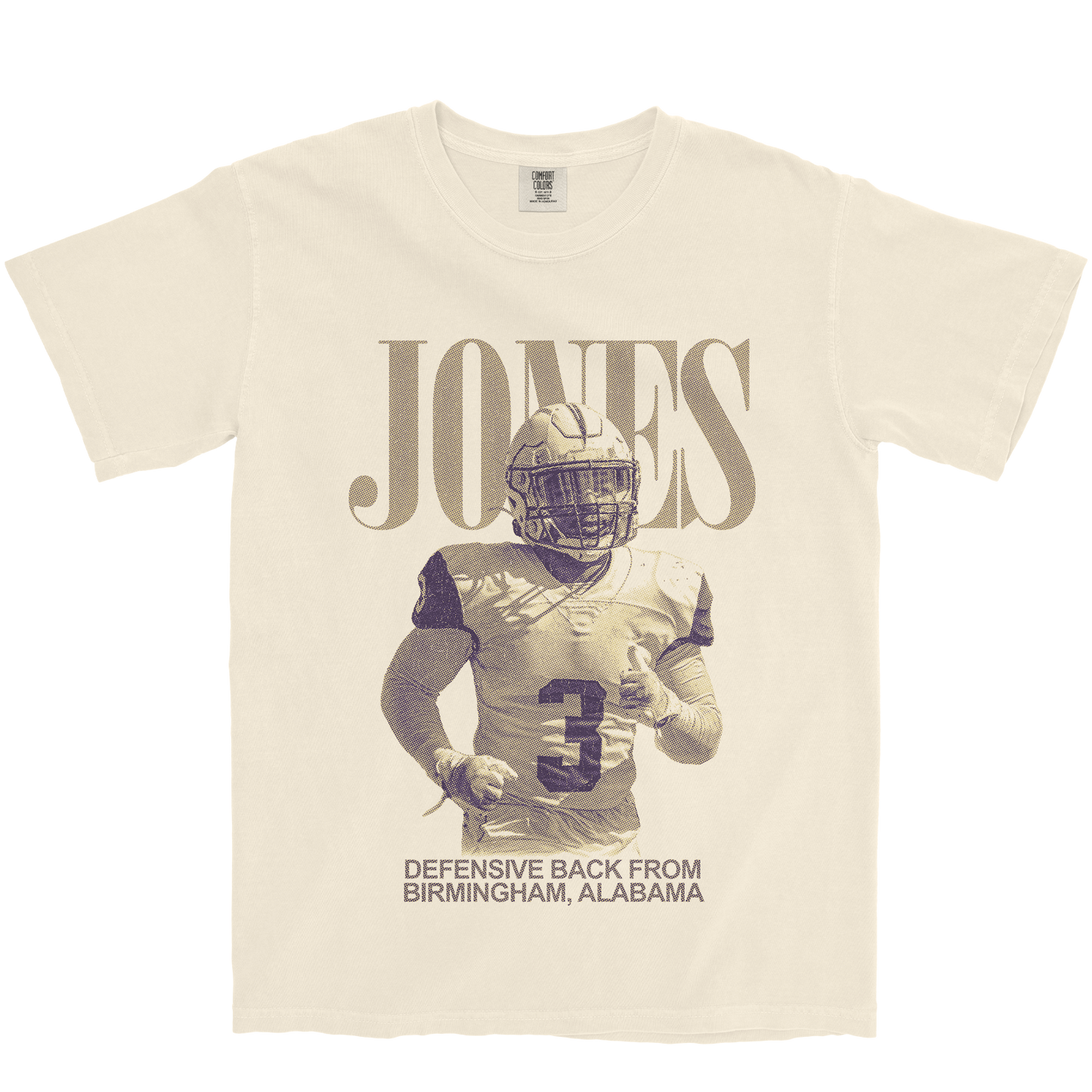 TRE JONES VINTAGE IVORY TEE