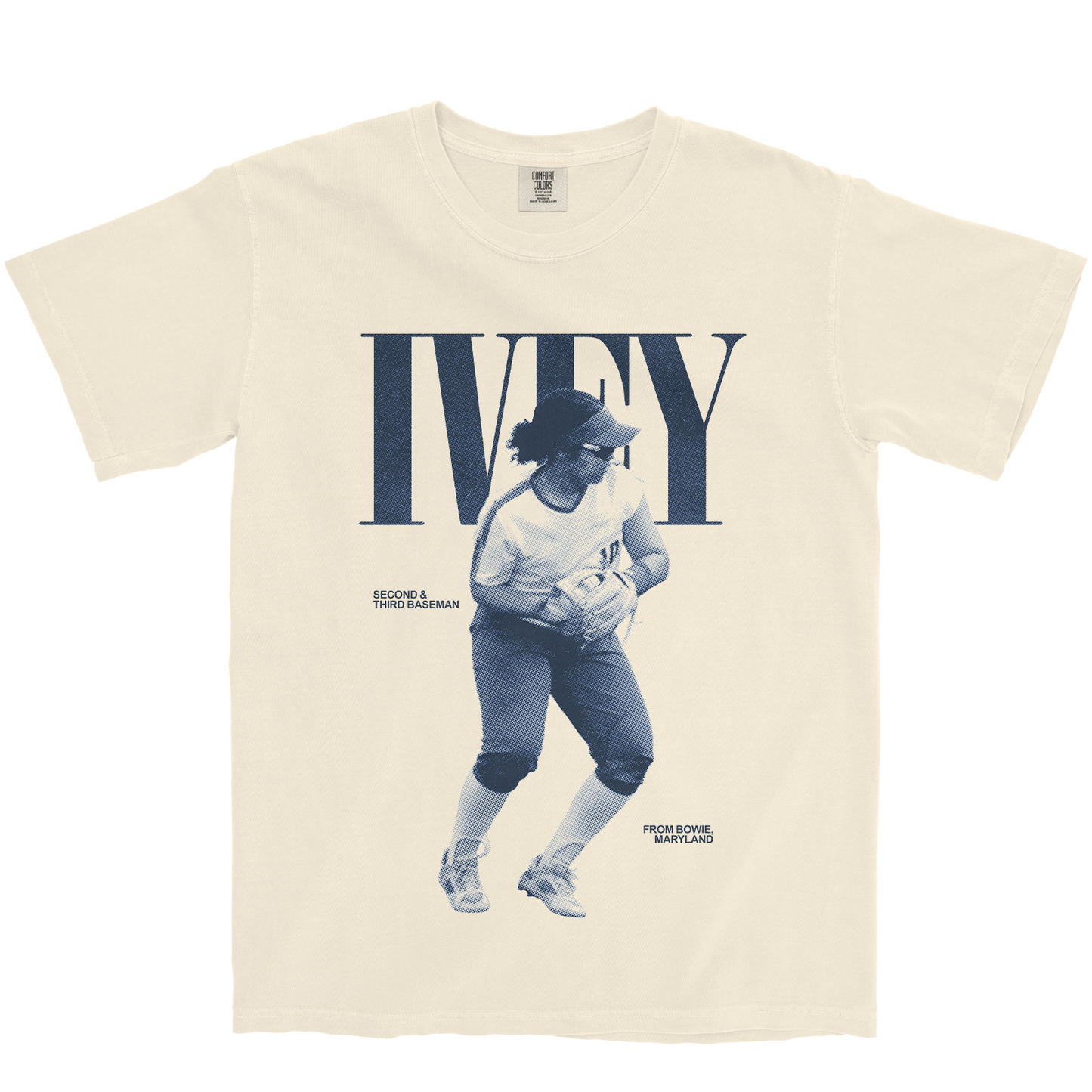 TAYLOR IVEY VINTAGE IVORY TEE