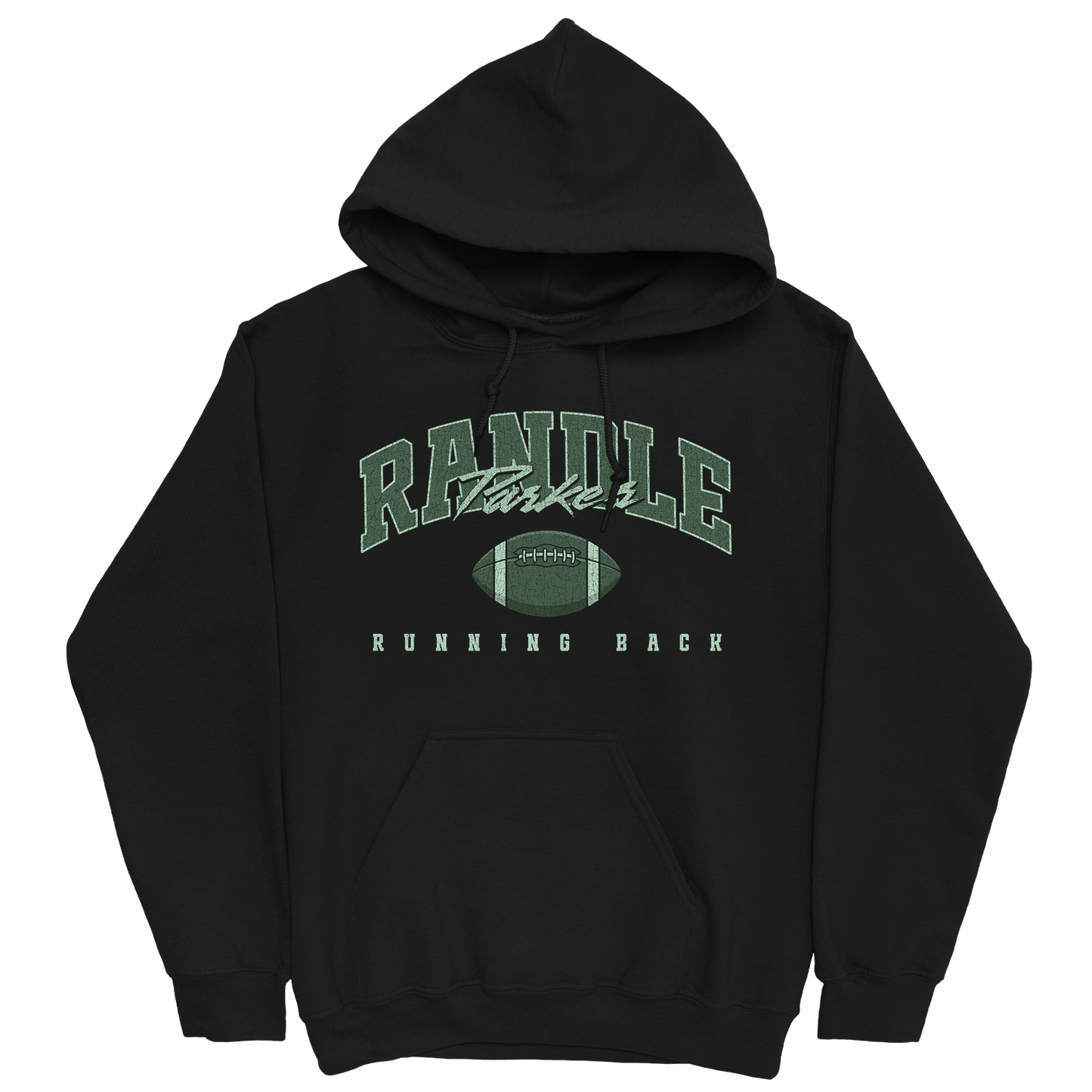 RANDLE PARKER FOOTBALL BLACK HOODIE