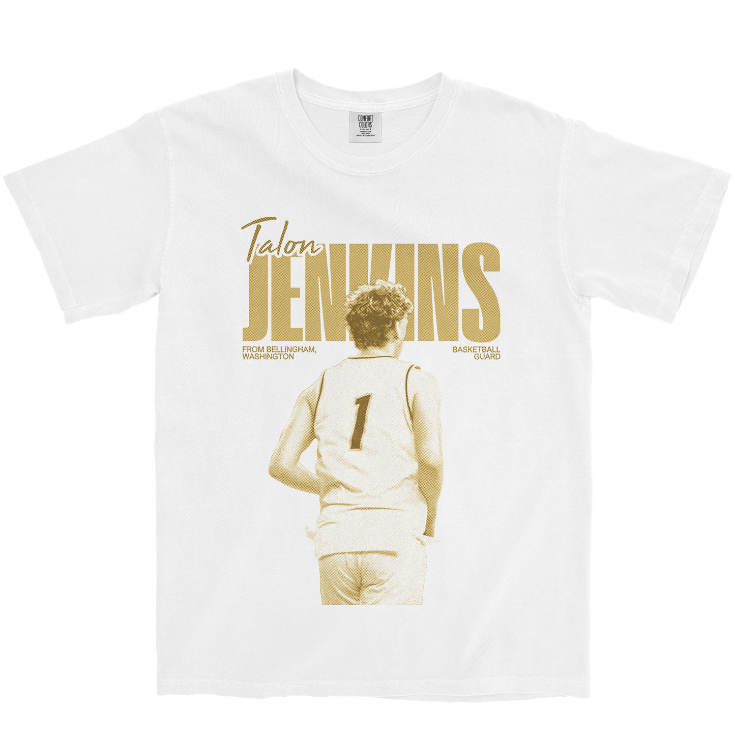 TALON JENKINS VINTAGE WHITE TEE