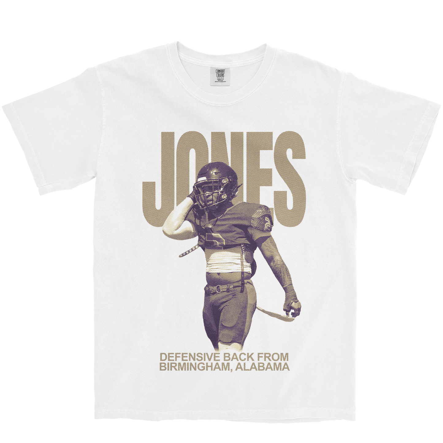 TRE JONES WHITE TEE