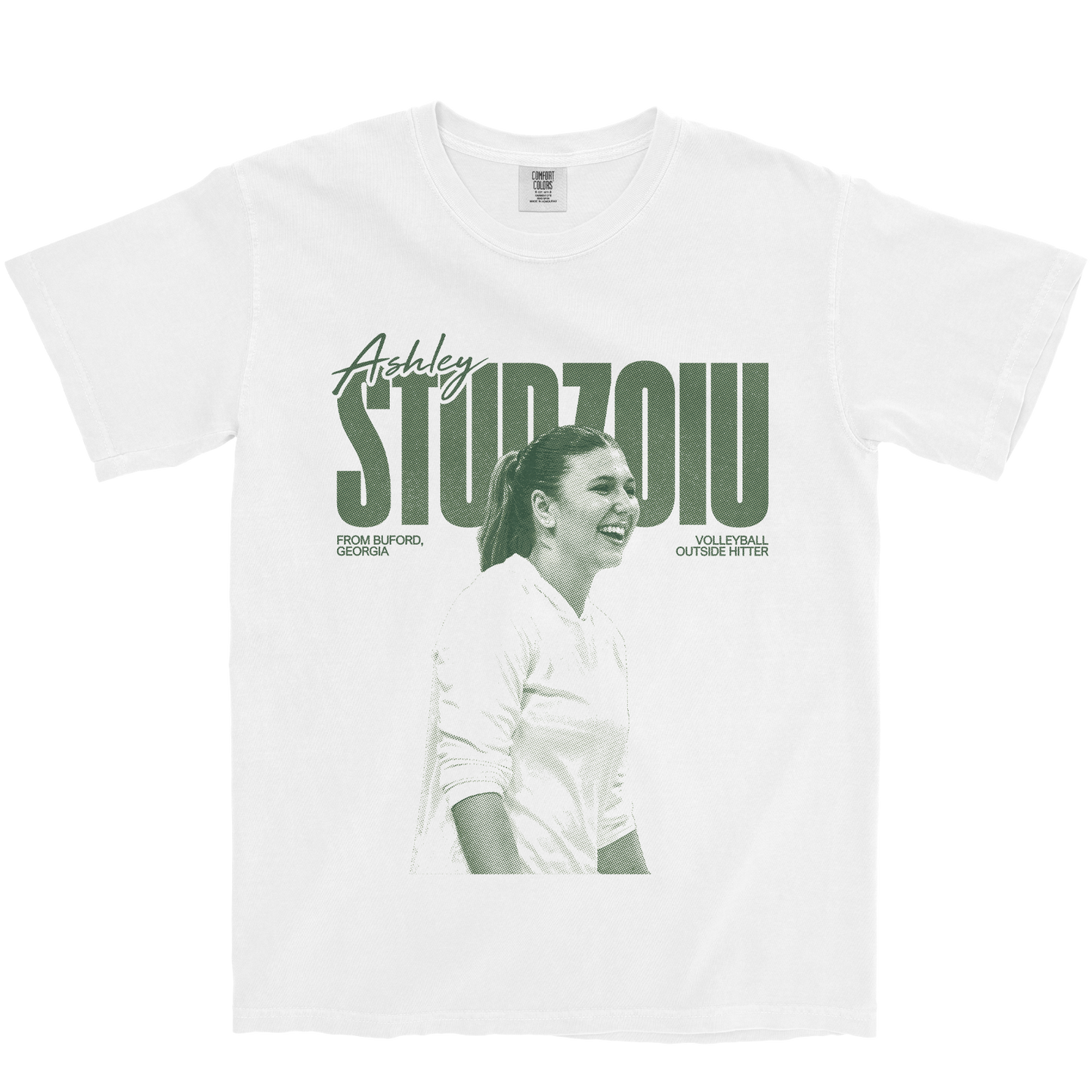 ASHLEY STURZOIU VINTAGE WHITE TEE