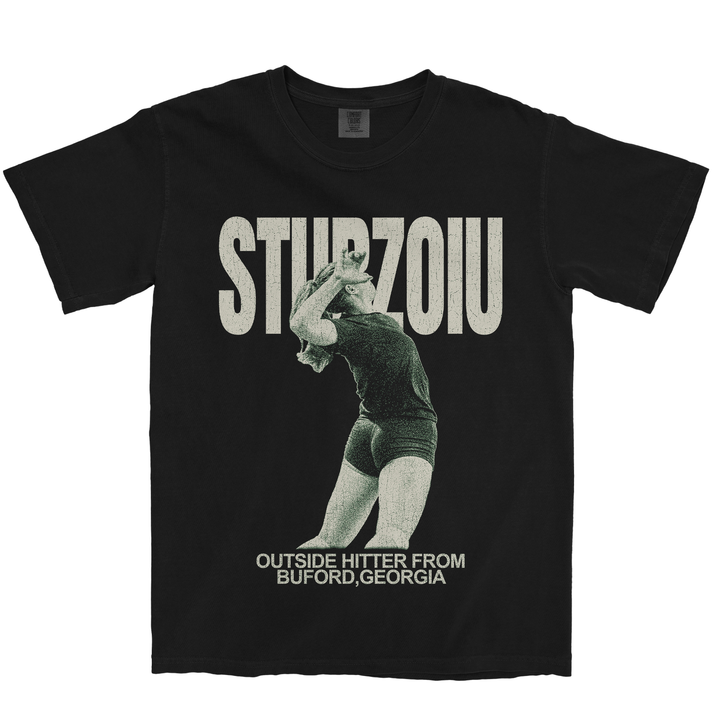 ASHLEY STURZOIU VINTAGE BLACK TEE
