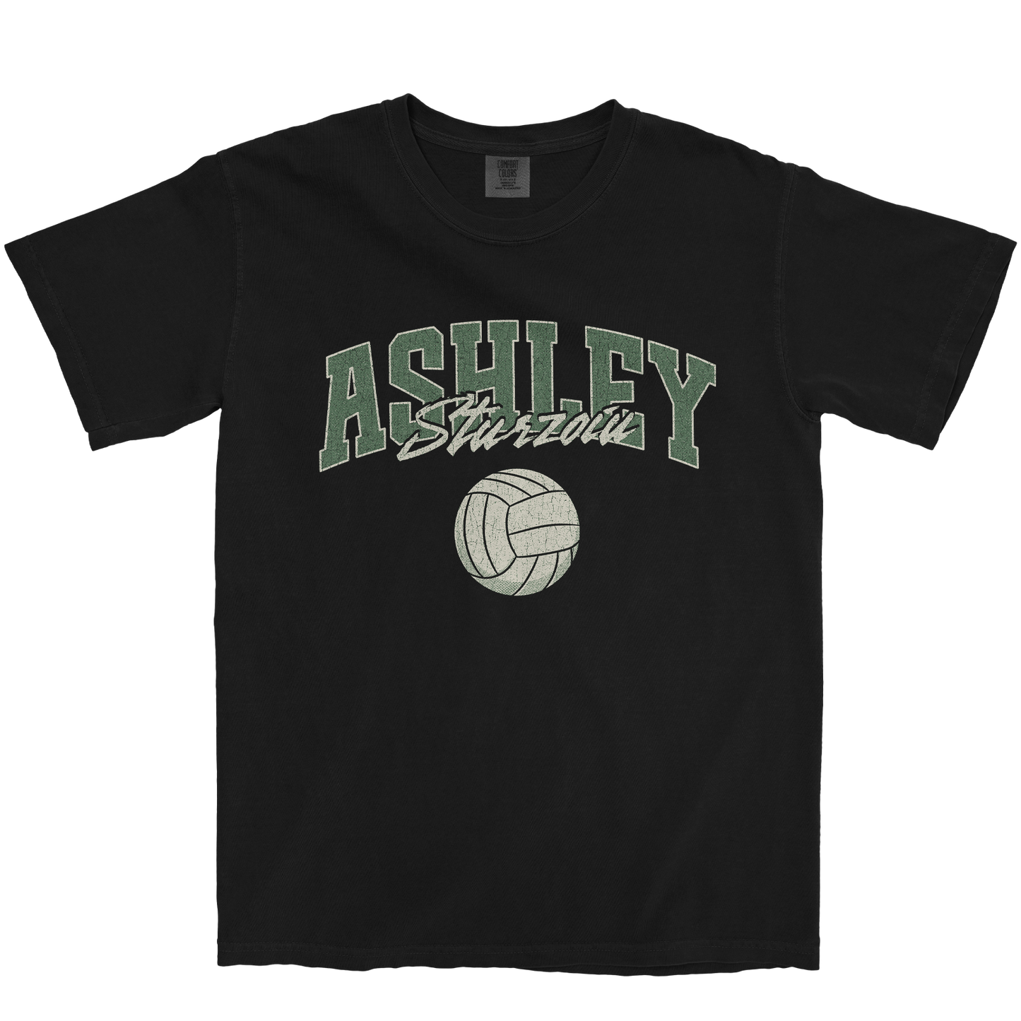 ASHLEY STURZOIU VOLLEYBALL BLACK TEE