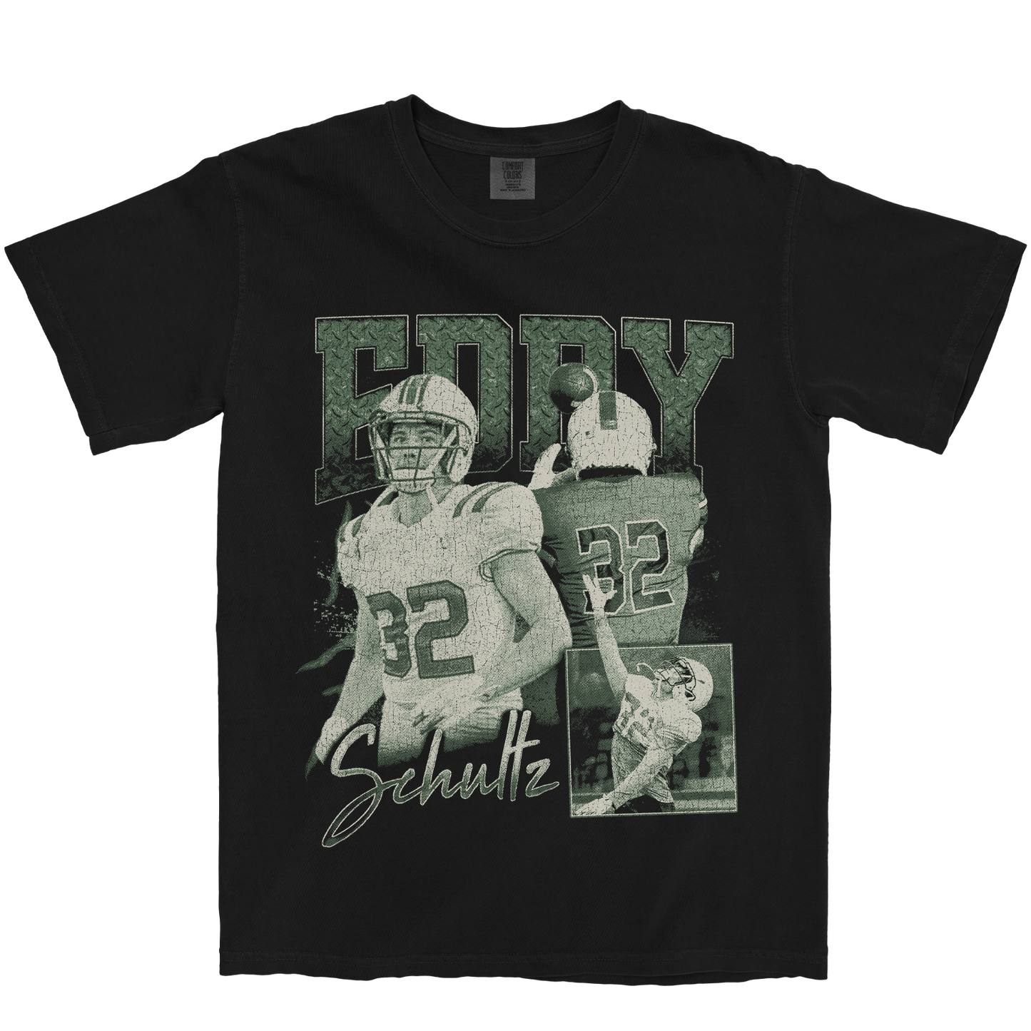 EDDY SCHULTZ GRAPHIC BLACK TEE