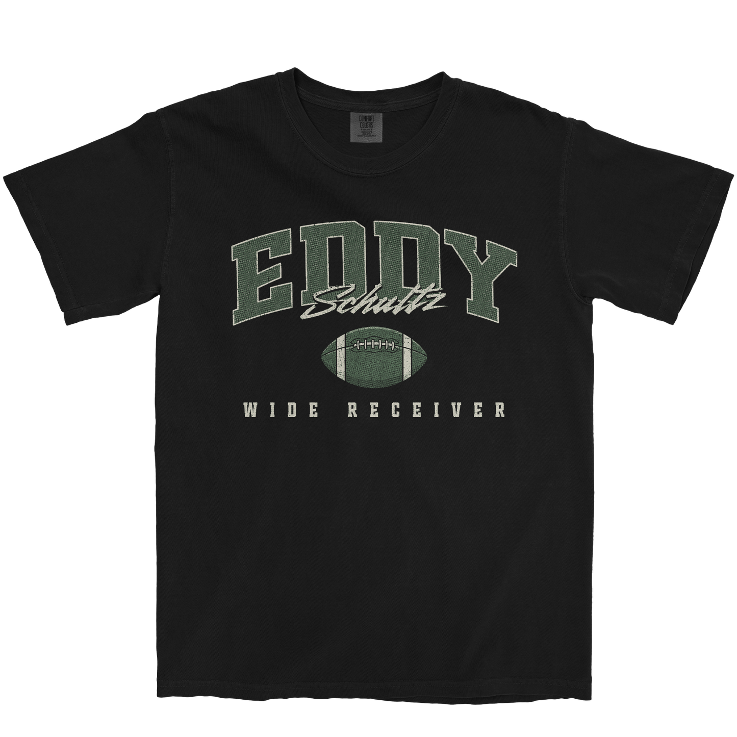 EDDY SCHULTZ FOOTBALL BLACK TEE