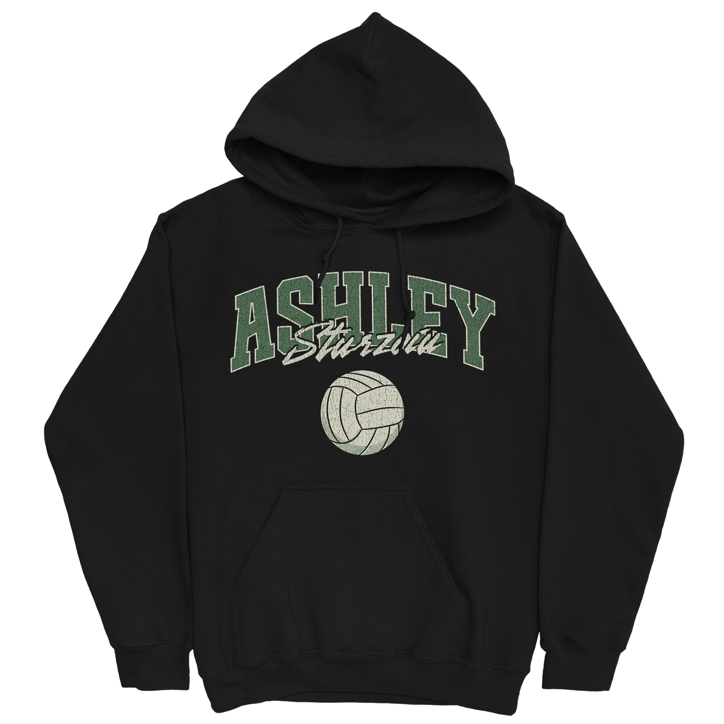 ASHLEY STURZOIU VOLLEYBALL BLACK HOODIE