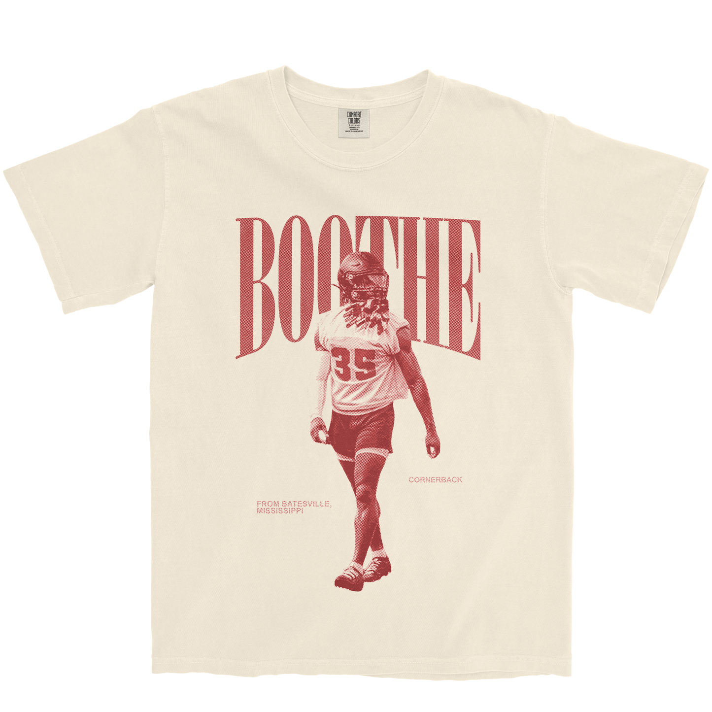 KHALIK BOOTHE VINTAGE IVORY TEE