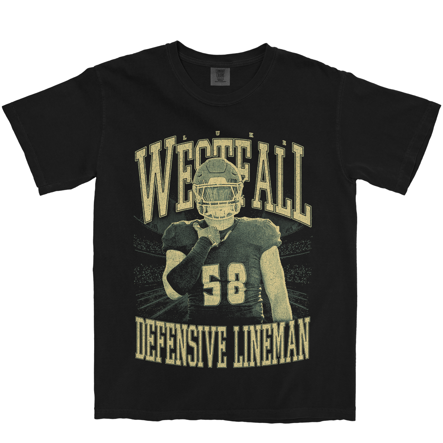 LUKE WESTFALL VINTAGE BLACK TEE