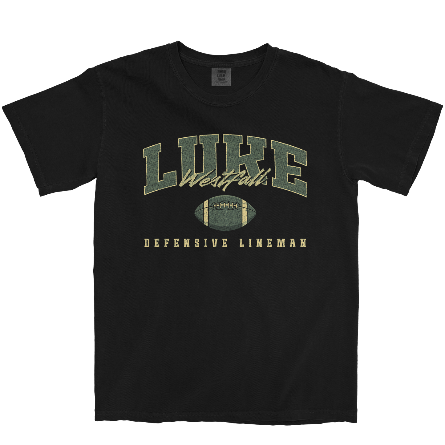 LUKE WESTFALL FOOTBALL BLACK TEE
