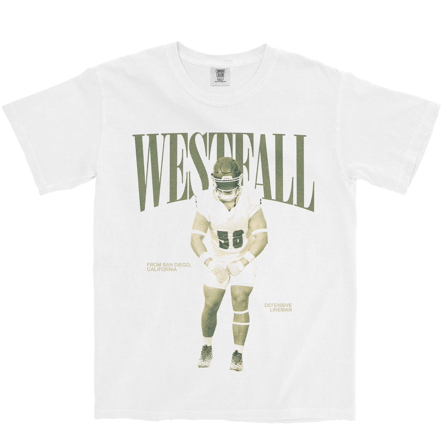 LUKE WESTFALL VINTAGE WHITE TEE