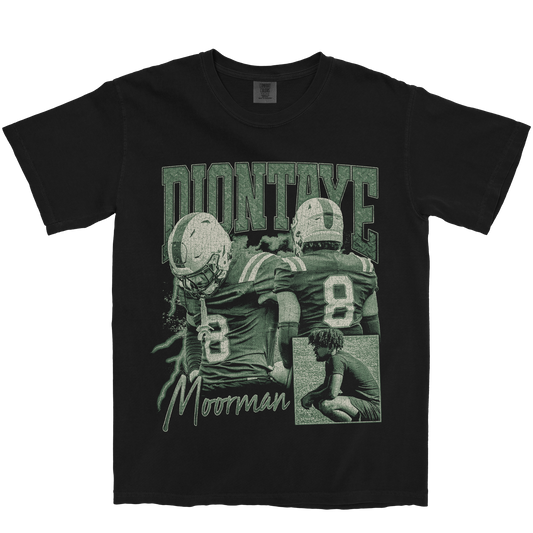 DIONTAYE MOORMAN GRAPHIC BLACK TEE