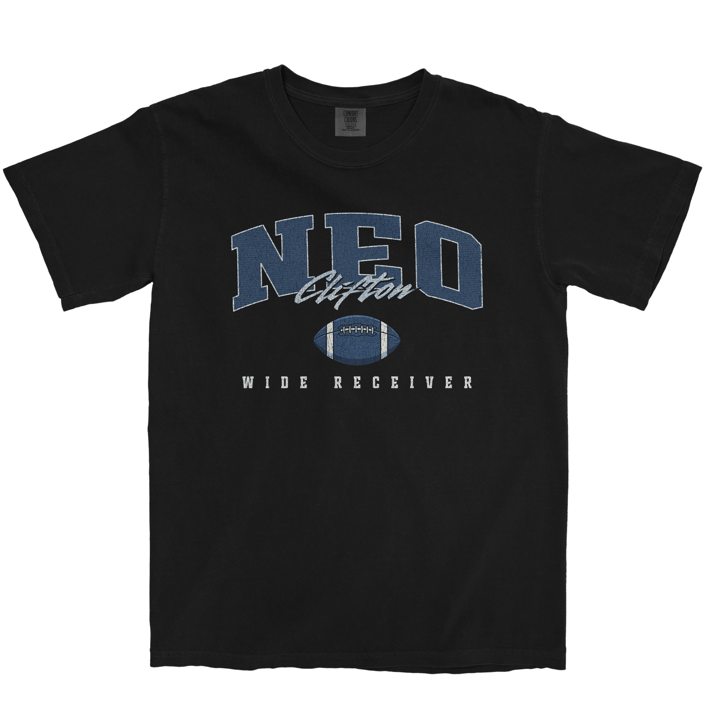 NEO CLIFTON FOOTBALL BLACK TEE