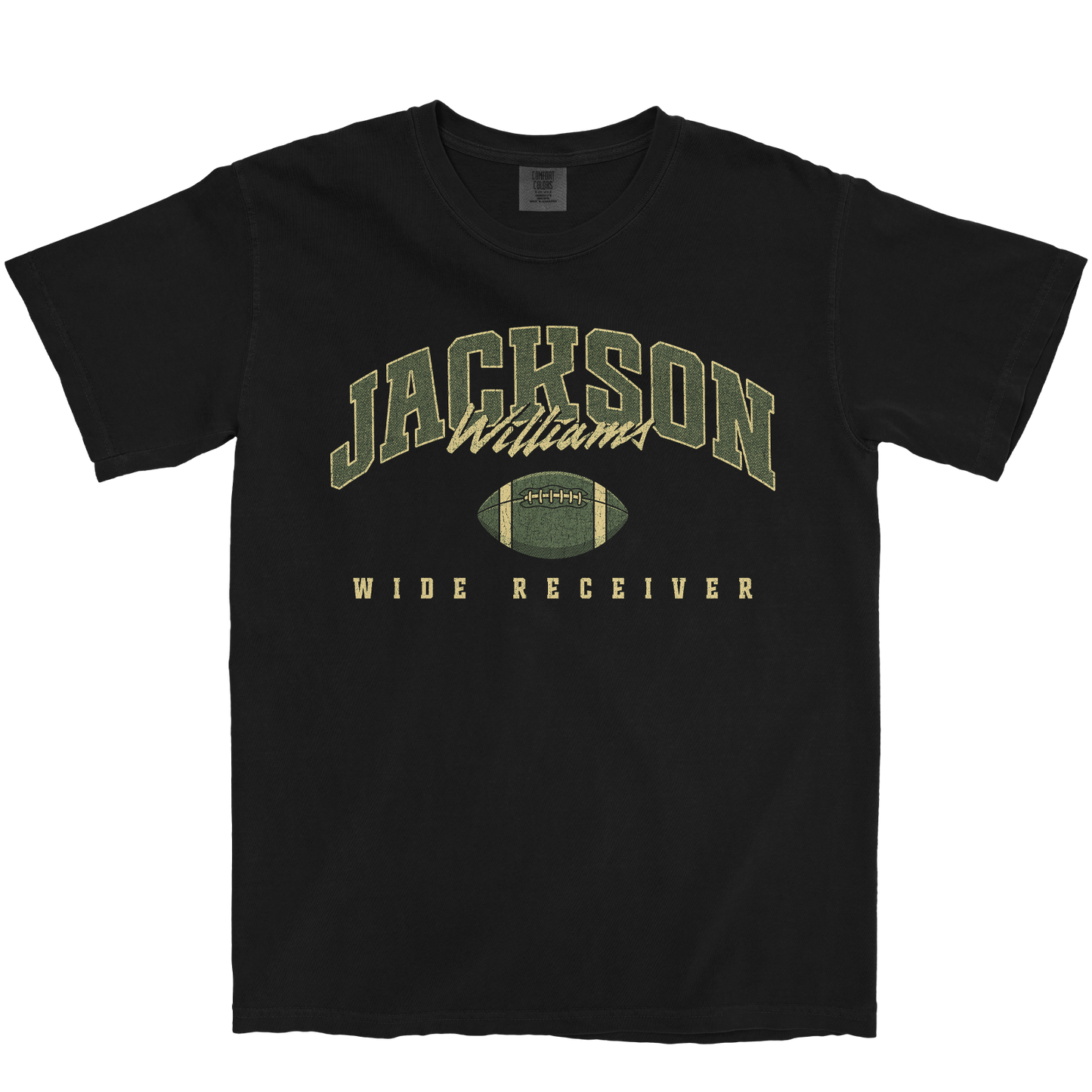 JACKSON WILLIAMS FOOTBALL BLACK TEE