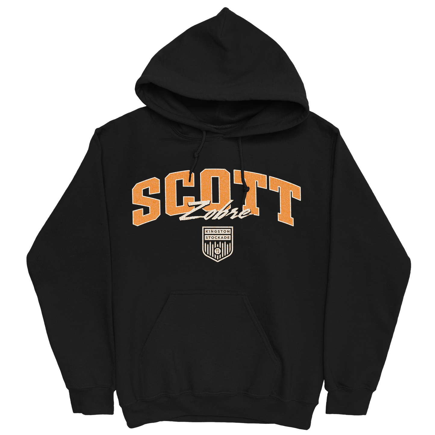 SCOTT ZOBRE CLASSIC BLACK HOODIE