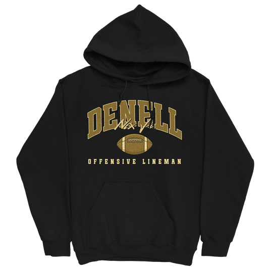 DENELL NIX JR. FOOTBALL BLACK HOODIE