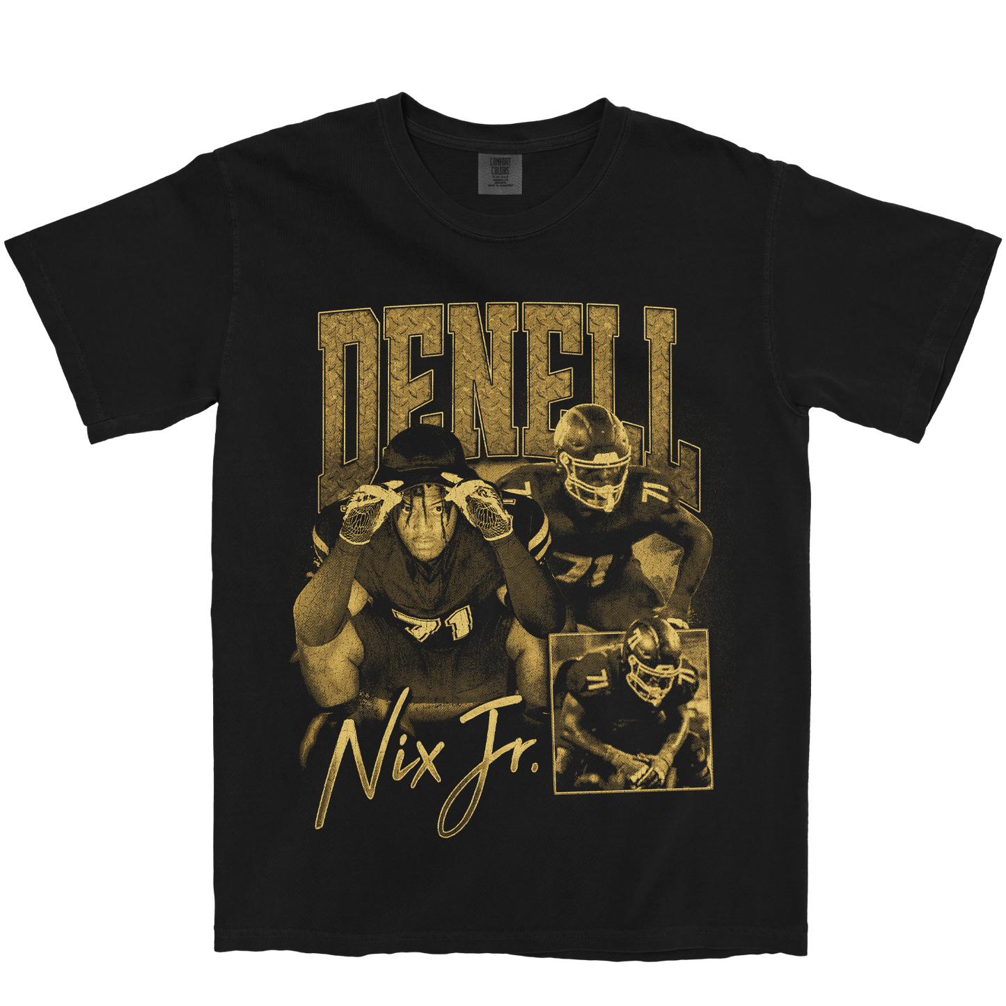 DENELL NIX JR. GRAPHIC BLACK TEE