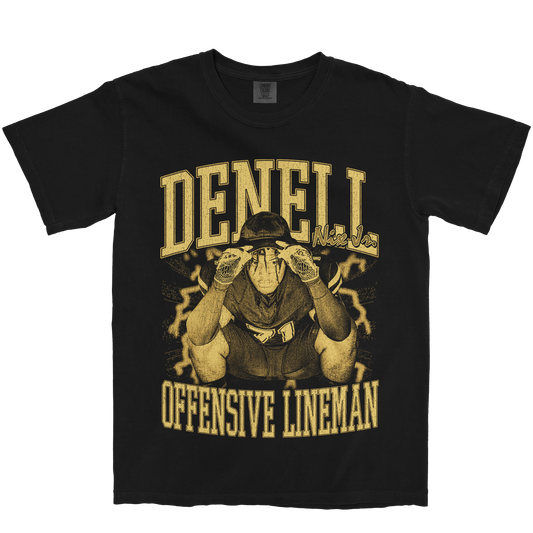 DENELL NIX JR. VINTAGE BLACK TEE