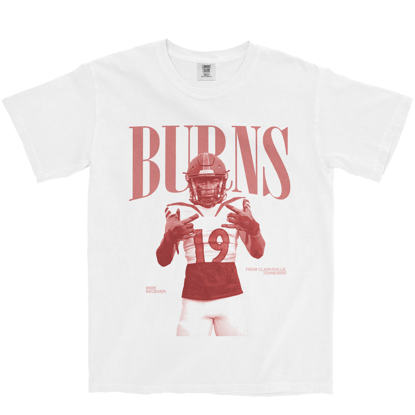 BRYSON BURNS VINTAGE WHITE TEE