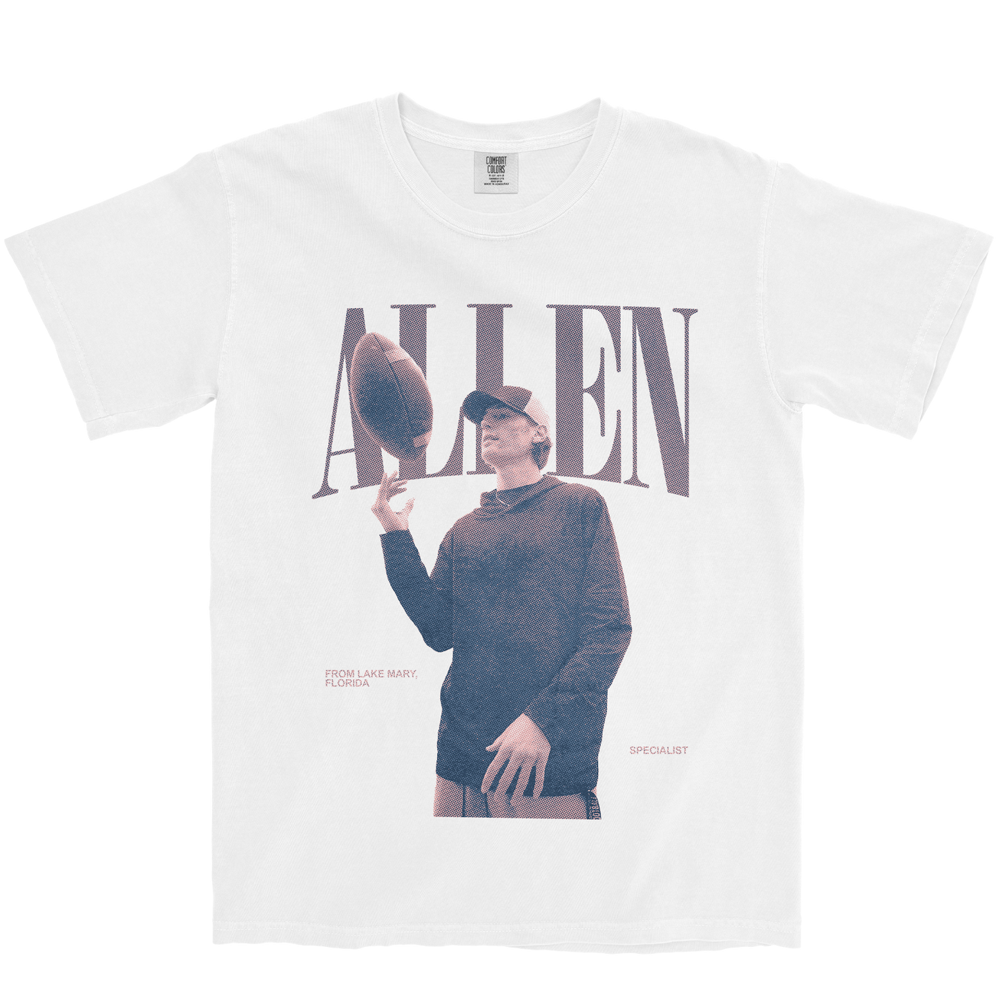 LIAM ALLEN IV VINTAGE WHITE TEE