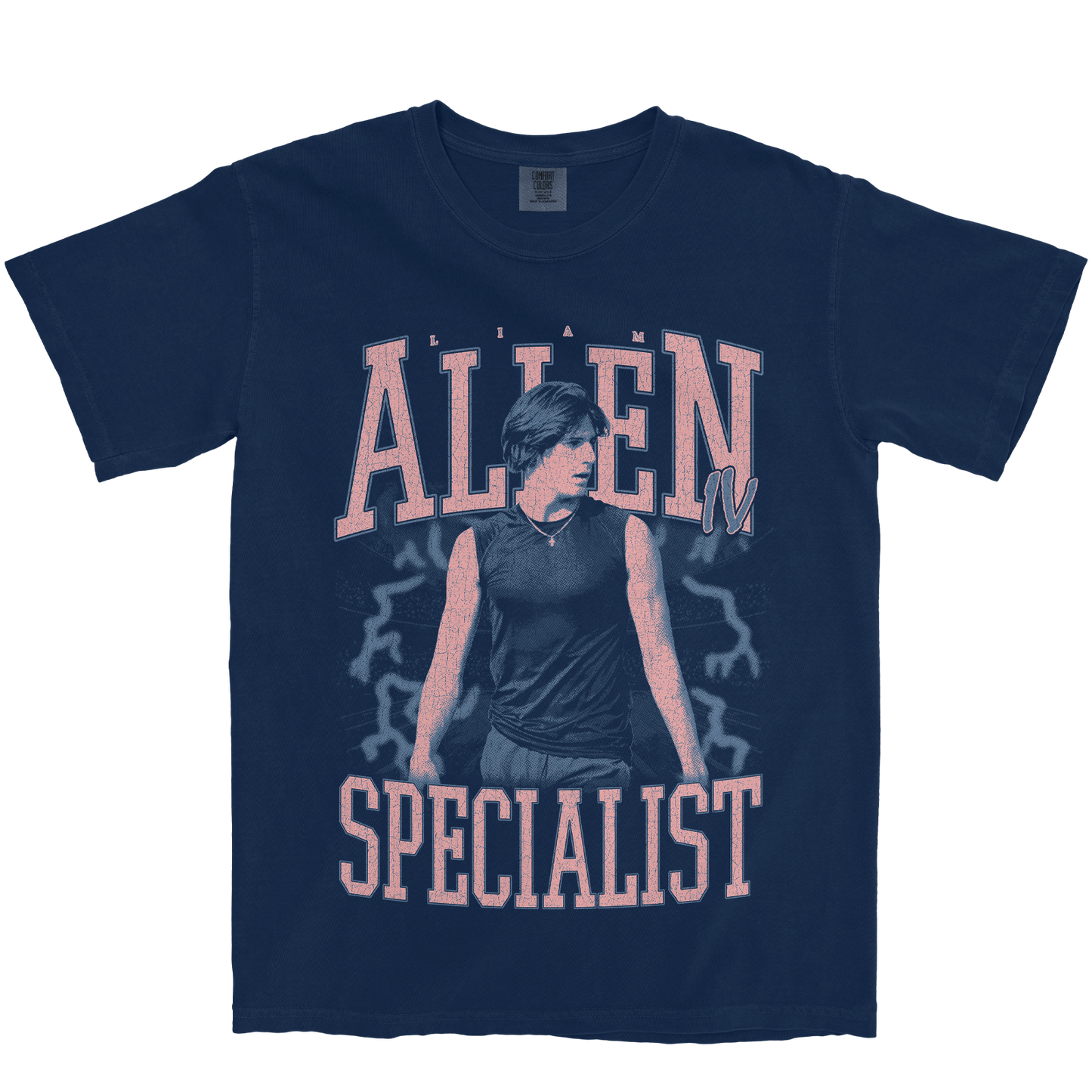 LIAM ALLEN IV VINTAGE NAVY TEE