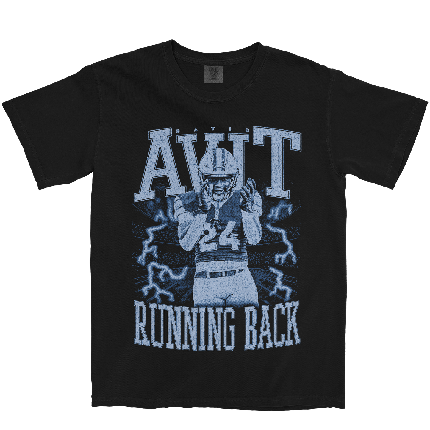 DAVID AVIT VINTAGE BLACK TEE