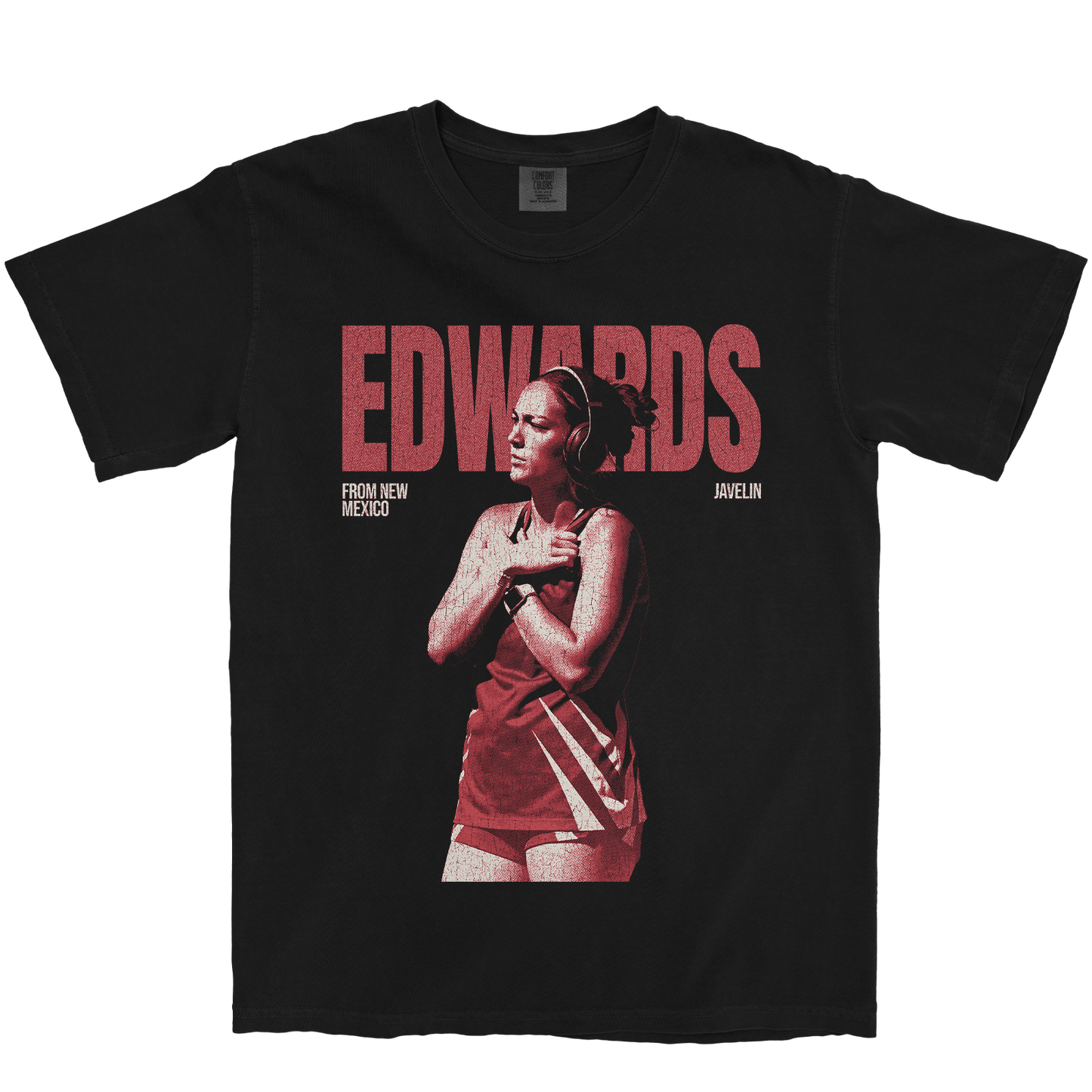 PRESLEY EDWARDS VINTAGE BLACK TEE