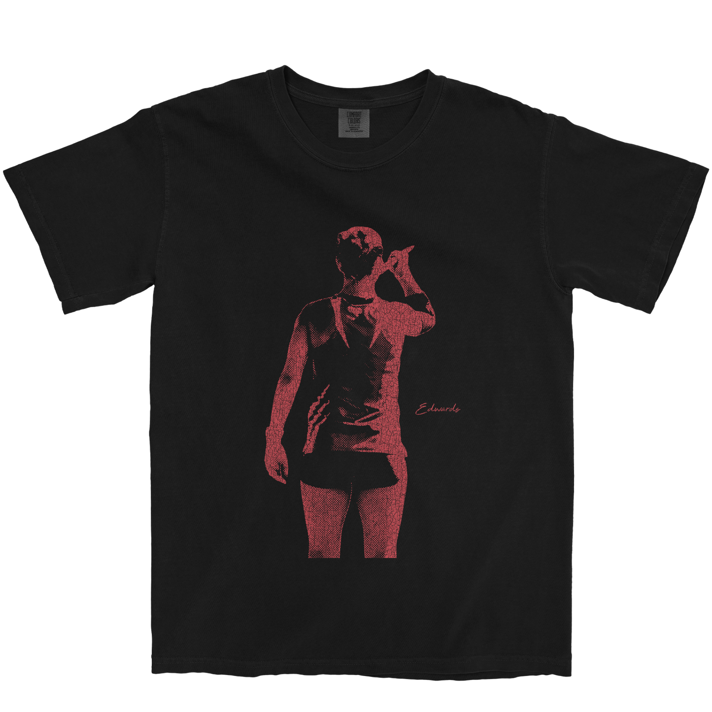 PRESLEY EDWARDS JAVELIN BLACK TEE