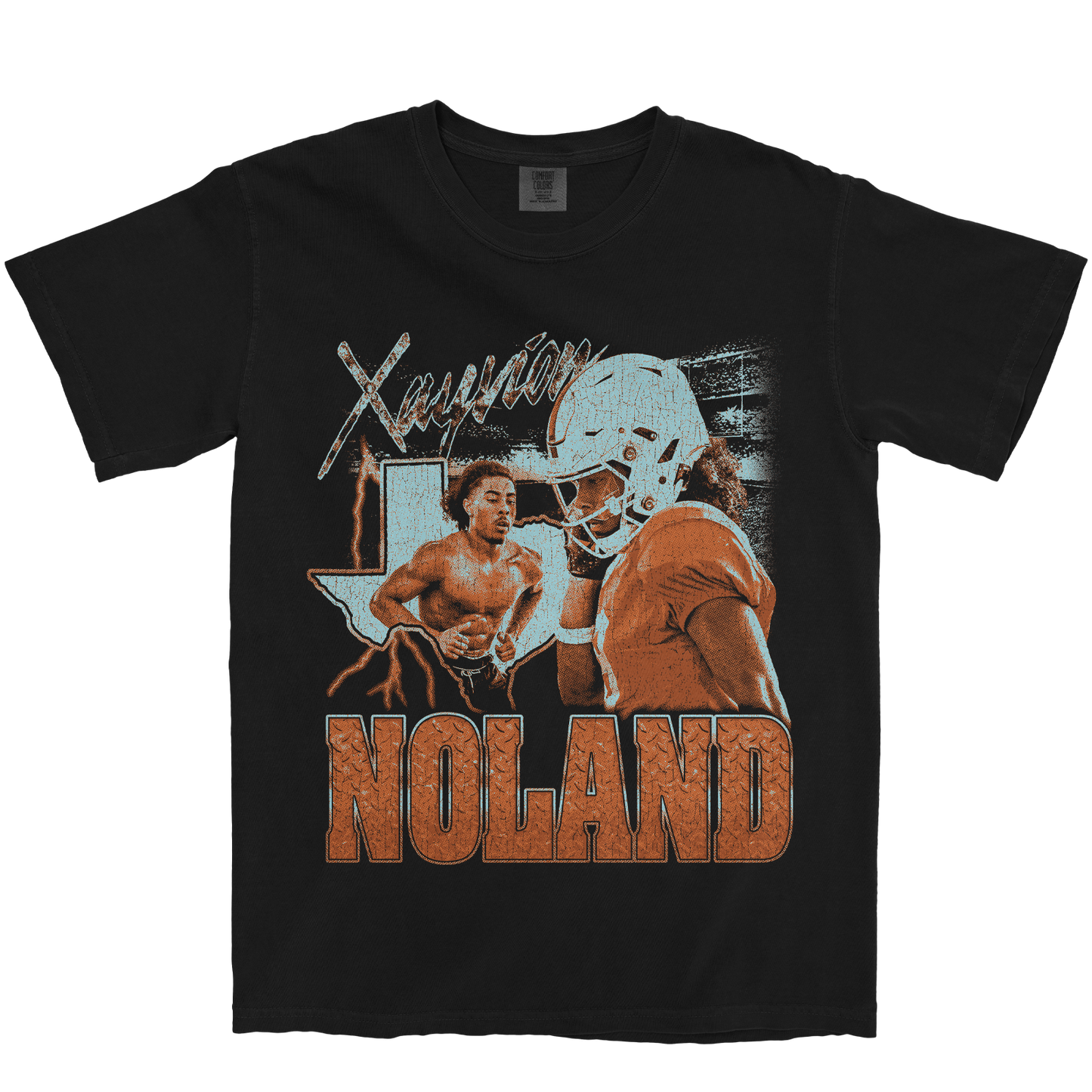 XAYVION NOLAND GRAPHIC BLACK TEE