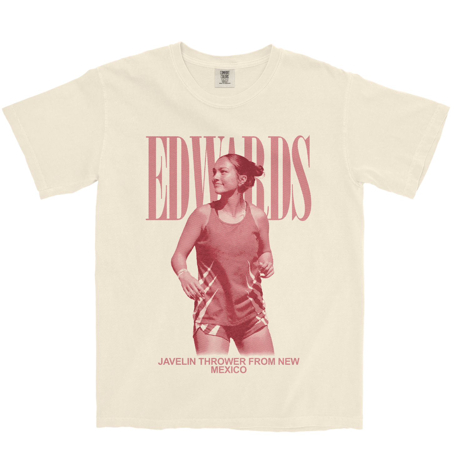 PRESLEY EDWARDS VINTAGE IVORY TEE
