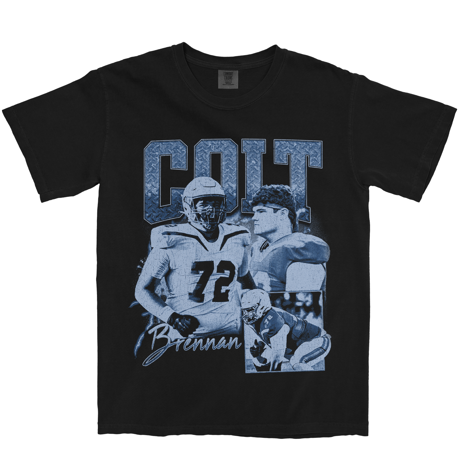 COLT BRENNAN GRAPHIC BLACK TEE – Only Fresh Designs