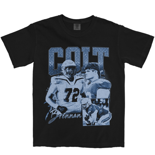 COLT BRENNAN GRAPHIC BLACK TEE