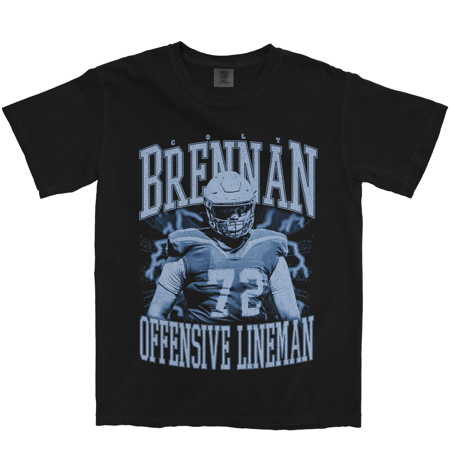 COLT BRENNAN VINTAGE BLACK TEE