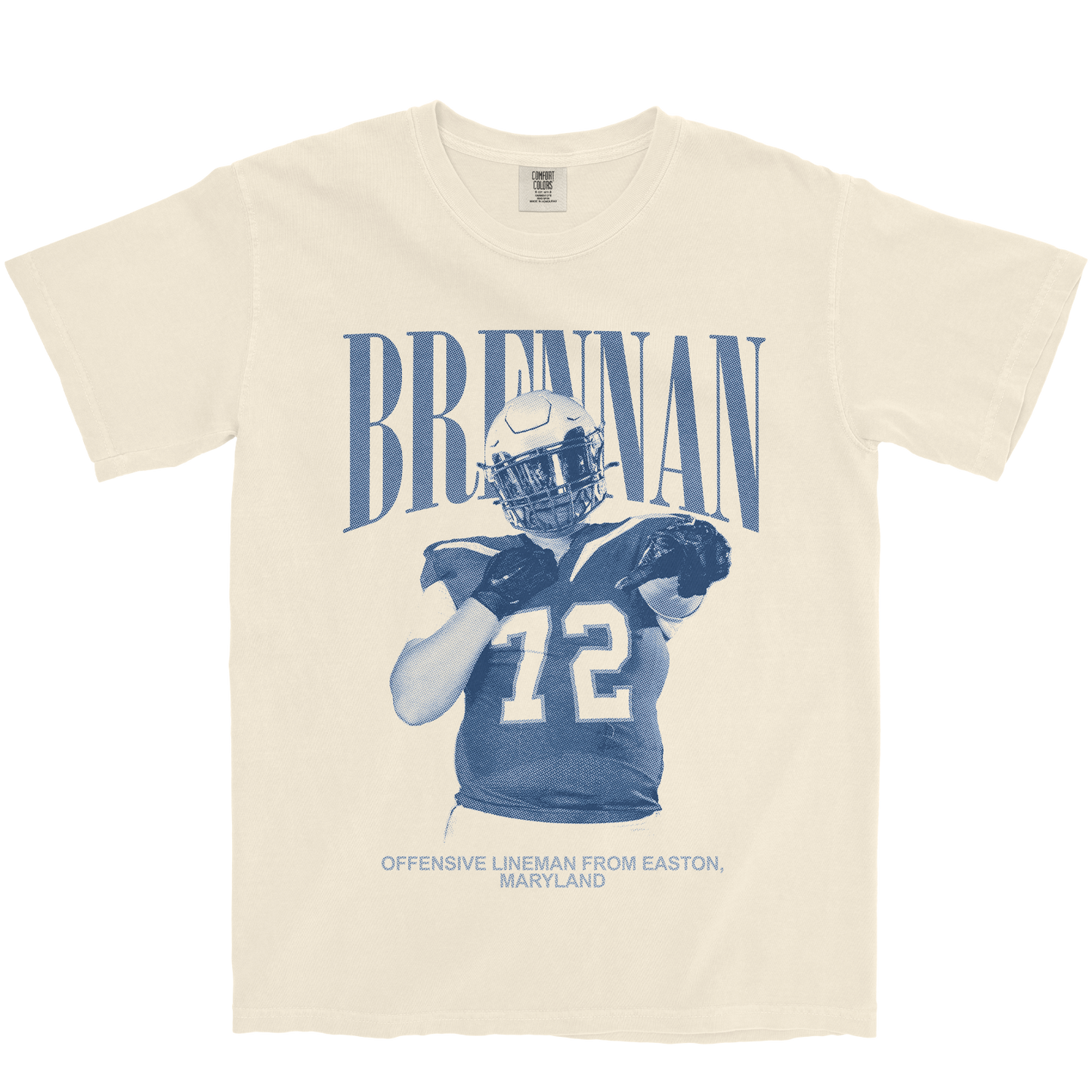 COLT BRENNAN VINTAGE IVORY TEE
