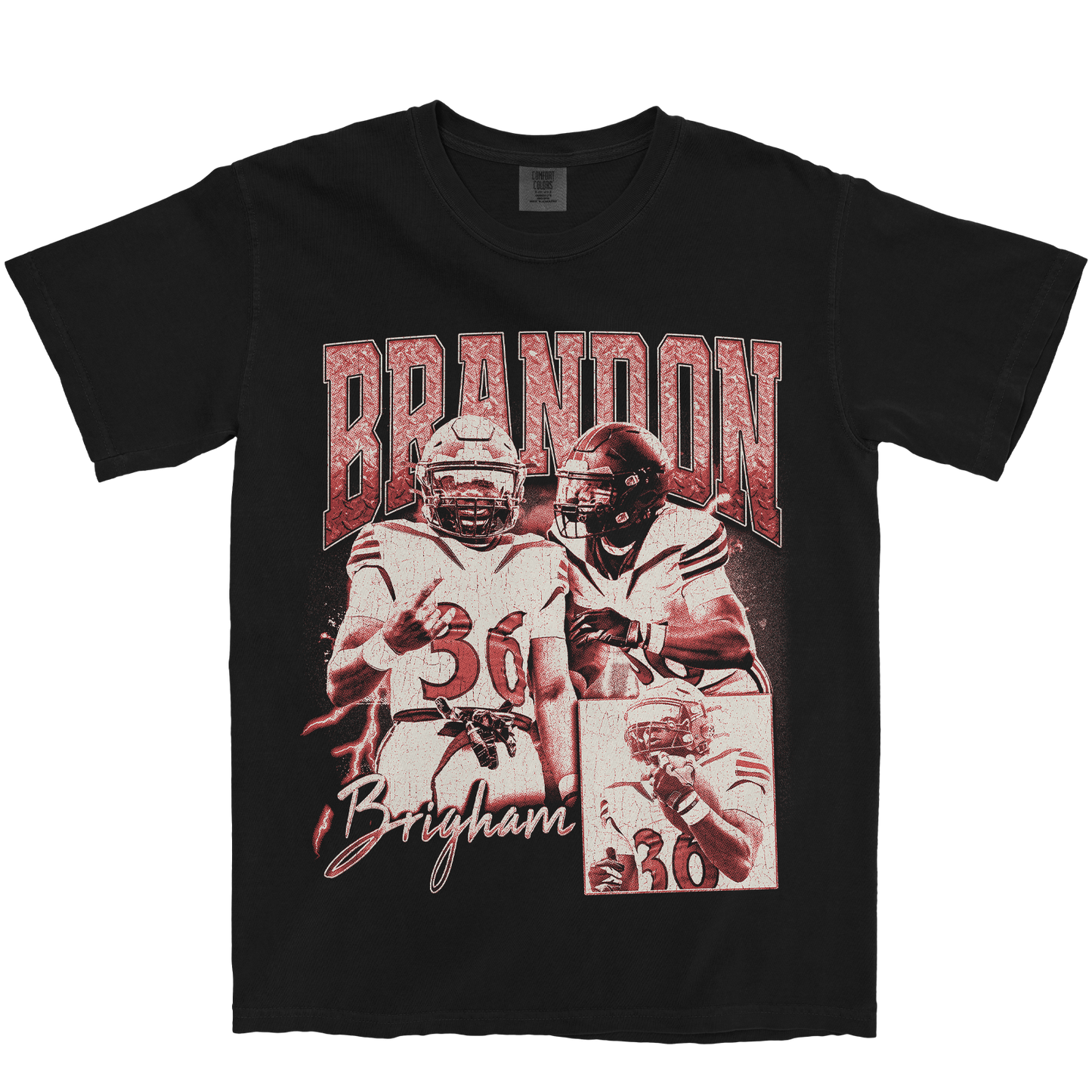 BRANDON BRIGHAM GRAPHIC BLACK TEE